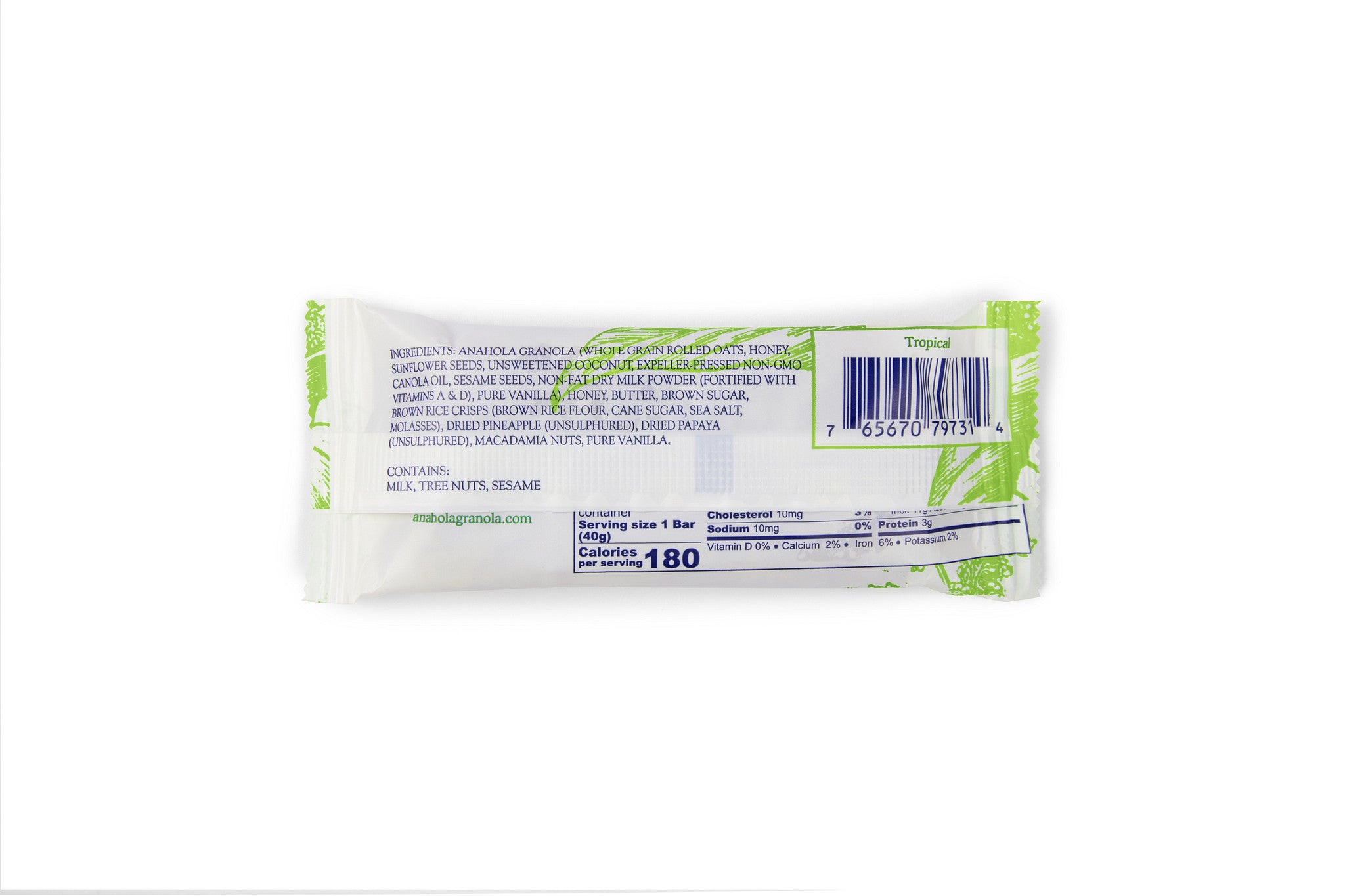 Tropical Granola Bar